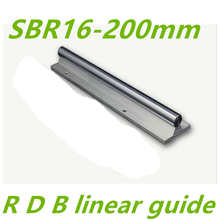 SBR16 линейная направляющая для фрезерного станка с ЧПУ, 200 мм, 16 мм 2024 - купить недорого