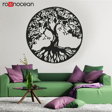 Pegatina de árbol de la vida para decoración de pared, pegatina para ventana del parachoques, arte de coches, impermeable, YD43 2024 - compra barato