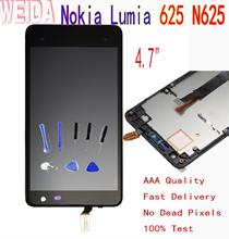WEIDA 4.7" For Nokia Lumia 625 N625 LCD Display Touch Screen Digitizer Assembly Frame with Tool RM-941 RM-943 2024 - buy cheap