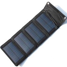 Bueshui-cargador Solar plegable para teléfonos móviles, cargador de Panel Solar con salida USB, cargador tipo batería externa, 7W, Envío Gratis 2024 - compra barato