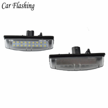 2X Car LED License Plate Light 12V SMD Number Plate Lamp For Toyota Avensis Verso Camry Aurion Prius For Lexus IS200 LS430 GS300 2024 - buy cheap