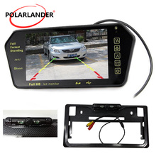 HD 7 Inch TFT LCD Display Parking System Night Vision Car Mirror Monitor MP5 USB/SD/FM Rear View Camera Transimitter 800*480 2024 - buy cheap