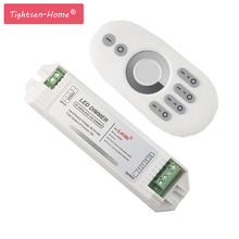 Touch Screen LED Single Controller 2.4G Wireless DC12-24V Touch dimmer RF Remote Control For 2CH*6A Single Color LED Strip light 2023 - buy cheap