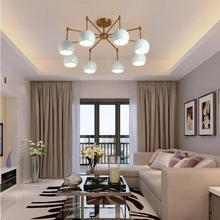 New Nordic Living Room Ceiling Lamps Round Macarons Bedroom Modern Minimalist Lighting Lamp Shade Iron Led Ceiling Light 2024 - buy cheap