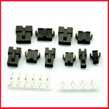 50 Sets/lot, (2+3+4+5+6Pin) each Pin 10 sets JST 2.54mm SM series Multipole Connector plug, With ternimal male and female 2024 - buy cheap