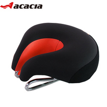 New High Resilient Bike Saddle Noseless Wide Thicken Bicycle Saddle Soft Comfortable MTB Mountain Road Bicycle Bike Seat Mat 2024 - buy cheap