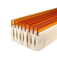 Rodo de madeira do punho no preço inteiro, tamanho da impressão da tela (comprimento = 45cm extremidade lisa) 2024 - compre barato