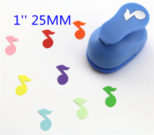 free ship 1'' music paper cutter scrapbooking punches paper punch eva foam punch child diy craft punch scrapbook S293713 2024 - buy cheap