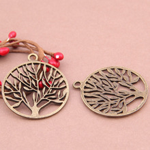 Daisies 50pcs/lot Antique Bronze Plated Tree of Life Charms Pendants for Jewelry Making DIY Handmade Craft 42*37mm 2024 - buy cheap