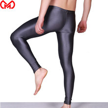 MEISE-mallas sexys con bolsa convexa en U para hombre, pantalones de lápiz brillantes, parte inferior de LICRA brillante, alta elasticidad, talla grande 2024 - compra barato