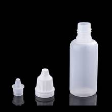 50 Pcs/Lot 20ML White Plastic Bottle Liquid Storage Bottle Empty Plastic Squeezable Eye Liquid Dropper Bottles Wholesale 2024 - buy cheap