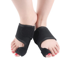 1Pair Black Soft Toe Separator And Bunion Corrector Sleeve Splint Hallux Valgus Bursitis Thumb Finger Foot Care Tool Protector 2024 - buy cheap