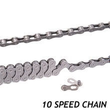 10 Speed Bike Chain 10s 20s 30s 116L MTB Mountain Bike Road Bicycle Parts  Silver Gray Chain for Shimano SRAM System 2024 - buy cheap