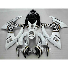 Kit de carenagem de molde de injeção para suzuki suzuki dd 600 750 k6 k7 2006 2007 black lucky strike frei600 2019750 06 07 conjunto de carenagens q5 2024 - compre barato