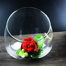 1 шт. косой рот стеклянная бутылка мох мясистая микро экологический ландшафт стеклянная ваза для цветов JY 1187 2024 - купить недорого