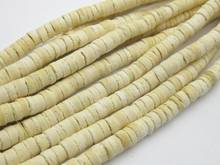 4 Strands of 22" Natural Dark Coconut Heishi Beads 7mm 2024 - buy cheap