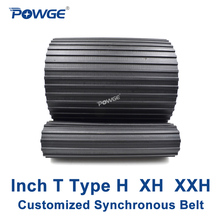 POWGE Inch T Type H XH XXH synchronous Pitch 0.5"/0.875"/1.25" Customized production all kinds of Trapezoid H XH XXH Timing Belt 2024 - buy cheap