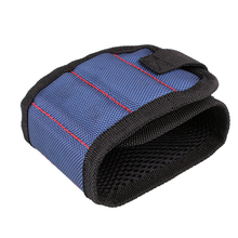 Polyester Magnetic Wristband Portable Tool Bag Electrician Wrist Tool Belt Screws Nails Drill Bits Holder Repair Tools 2024 - buy cheap