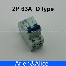 2P 63A D type 240V/415V 50HZ/60HZ Circuit breaker MCB safety breaker 2024 - buy cheap