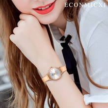 Fashion Women Leather Casual Watch Luxury Analog Quartz Crystal Wristwatch Relogio Feminino Watches Reloj Mujer Bayan Kol Saati 2024 - buy cheap