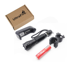UltraFire-linterna WF-501B LED de 5 modos, linterna táctica de caza, Luz Flash, batería de 18650, XML-T6 2024 - compra barato