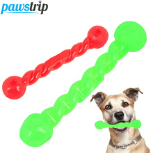 pawstrip 1pc Soft Rubber Dog Toy Interactive Dog Chew Toy Pet Molar Stick Teeth Clean Puppy Pet Training Toys For Dogs 18cm Long 2024 - buy cheap