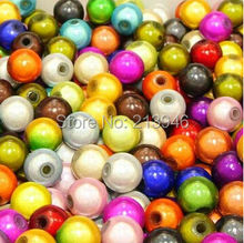 8MM 600Pcs / pack Colorful Special Magical Colorful Acrylic Plastic Bead Jewelry Beads 2024 - buy cheap