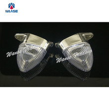 Waase-luces intermitentes traseras izquierda y derecha para motocicleta, lentes indicadoras transparentes para KAWASAKI Ninja ZX10R ZX-10R ZX1000C 2004 2005 2024 - compra barato