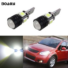 BOAOSI 2x T10 W5W 5050 4smd + 1.5W CANBUS LED Parking Light Marker Lamps Bulb For Suzuki grand vitara sx4 swift Jimny Alivio drl 2024 - buy cheap