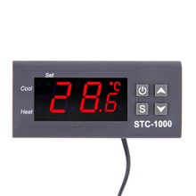 Светодиодный термостат с двумя релейными выходами и цифровым регулятором температуры STC-1000 110 В 220 в 12 В 24 В 2024 - купить недорого