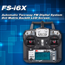 Flysky-transmisor con receptor de FS-i6X para Dron teledirigido, accesorios para Dron, avión, helicóptero teledirigido, 2,4 GHz, 6 CANALES, AFHDS 2A 2024 - compra barato