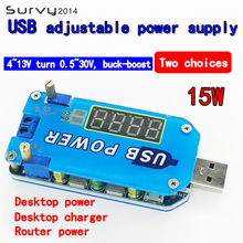 15W Adjustable DC-DC CC CV USB 5V to 3.3V 9V 12V 24V 30v Step UP / Down Power Supply Module Adjustable Boost Buck Converter 2024 - buy cheap