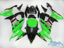 Carenagem de corrida de motocicleta, nova fábrica, 2008, 2009, 2010, zx10r, verde, preta, conjunto de carenagens de corrida de estrada, com 10 body 2024 - compre barato