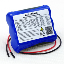 Литий-ионный аккумулятор Liitokala N 12 В 2600 мАч 12,6 в 11,1 А до 18650 в для камеры видеонаблюдения 2024 - купить недорого