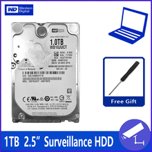 WD10JUCT 1TB 1000G 2.5" surveillance Hard Disk Drive HDD HD Harddisk Notebook Laptop Monitor 16M 5400 RPM 9.5mm FOR DVR NVR CCTV 2024 - buy cheap