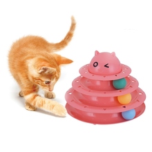 Disco de brinquedo interativo para gatos, disco de brinquedo para gato com inteligência, disco de brinquedo para gato, bolas para brincar de animais de estimação 2024 - compre barato