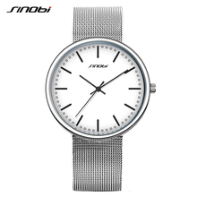 Marca SINOBI de lujo para hombre, reloj de pulsera de cuarzo de estilo Simple, relojes neutros erkek kol saati montres, horloge heren 2024 - compra barato