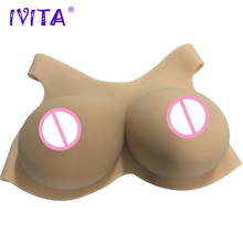 IVITA-pechos artificiales de silicona, 4600g, Suntan, para transexual, travesti, transgénero, Drag-Queen, grandes 2024 - compra barato