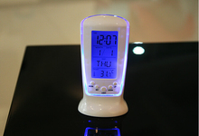 50PCS Big Screen Led Digital Alarm Clock Electronic Watch Temperature Music Lighting Multi-function Alarm Clock Gift 2024 - buy cheap