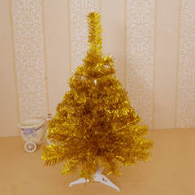 Artificial Christmas Tree Creative Tinsel Tabletop Ornament Golden 60cm Xmas Tree New Year Desktop Decorations Home Ornaments 2024 - buy cheap