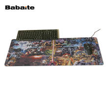 Babaite Rubber Mouse Pad Computer Office Gaming Mousrmat Batman Mousepad Rubber Play Mat Marvel Comics Design Mouse to Pad 2024 - buy cheap