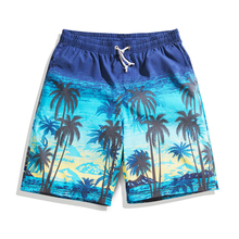 Shorts de banho secagem rápida, sunga masculina e feminina para praia, corrida, surf, plus size em poliéster 2024 - compre barato