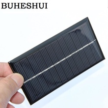 Bueshui-Módulo de células solares policristalinas, 0,8 W, 6V, bricolaje, cargador Solar, Kits educativos, 60x110x3MM, envío gratis de fábrica 2024 - compra barato