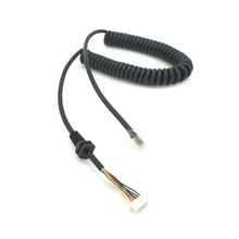 Micrófono de altavoz de repuesto, Cable de enchufe de 6 pines para Yaesu MH-48A6J FT-100D FT-2800 FT-7800 FT-8800 FT-8900 FT- 2024 - compra barato
