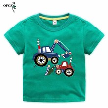 Verão crianças t-shirts meninos dos desenhos animados de manga curta t camisa meninas moletom algodão crianças roupas o-pescoço t tops jumper 2-12years 2024 - compre barato