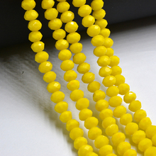 Yellow Czech Seed Beads 140pcs/lot 3x4mm Faceted Crystal DIY Jewelry Faceted  Glass Crystal Beads Spacer 2024 - buy cheap