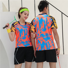 2020 DIY Badminton Jerses Sets Men's Women Breathable Running Training Uniforms Quick Dry Sports Tennis Sportswear Clothes Print 2024 - buy cheap