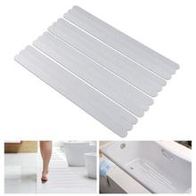 6 pçs antiderrapante tiras de chuveiro adesivos de banho tiras de segurança transparente não deslizamento adesivos para banheiras chuveiros escadas 2024 - compre barato