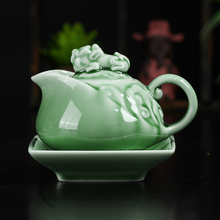 Blue Porcelain Teapot Creative Household Kungfu Tea Ware to Gain Money Mink Teapot Single Pot Ceramic Teapot Making Tea Flower T 2024 - buy cheap