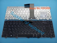 Новая русская клавиатура для ноутбука Dell VOSTRO 2520 3350 3450 3460 3550 3555 ноутбук Русская клавиатура 2024 - купить недорого